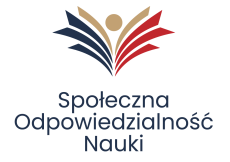 Logo programu Społeczna Odpowiedzialność Nauki 